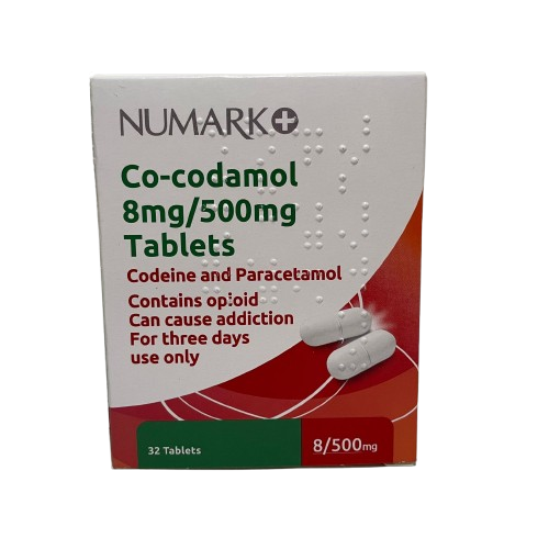 Co-Codamol 8mg/500mg Caplets