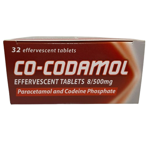 Co-Codamol 8mg/500mg Effervescent Tablets  thumbnail